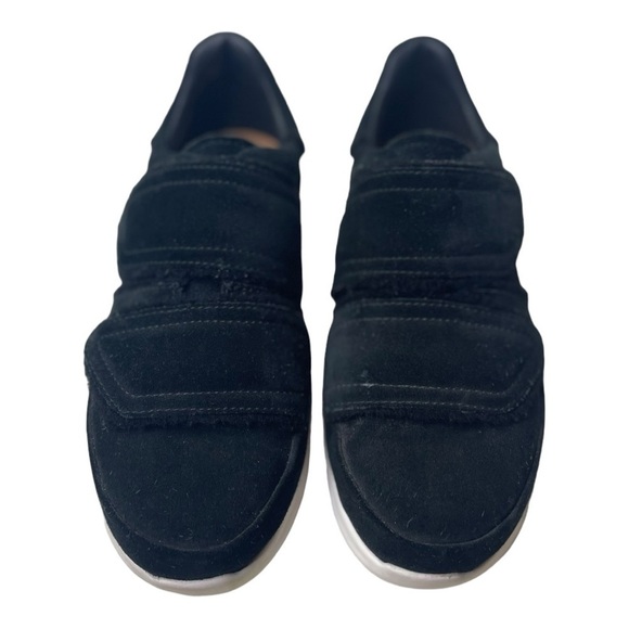 Ugg Women’s Ashby Spill Black Suede Sneakers - Picture 2 of 10
